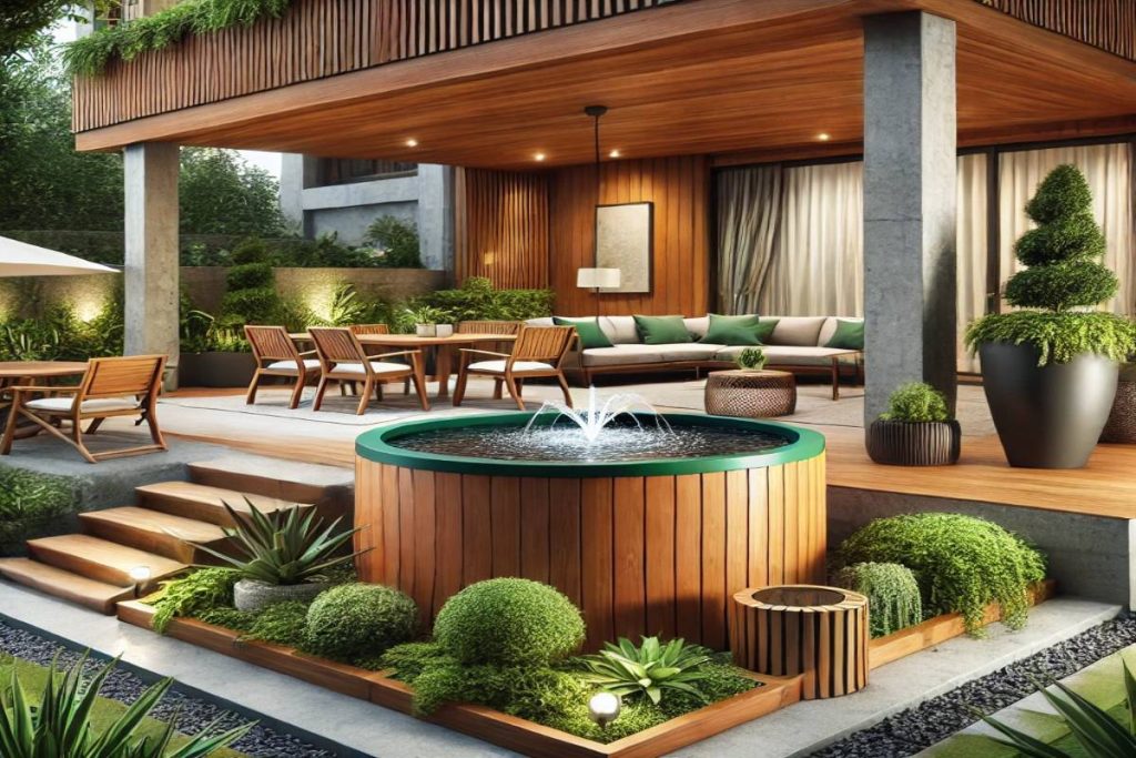 recuperateur eau pluie bois