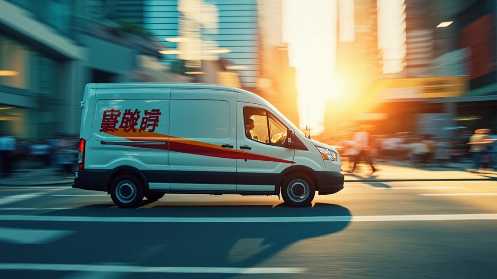 Comparaison transport rapide et coursier local