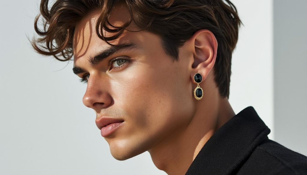 découvrez les tendances des boucles d'oreilles pour homme, les matières idéales et nos conseils pour porter ce bijou avec assurance et style.