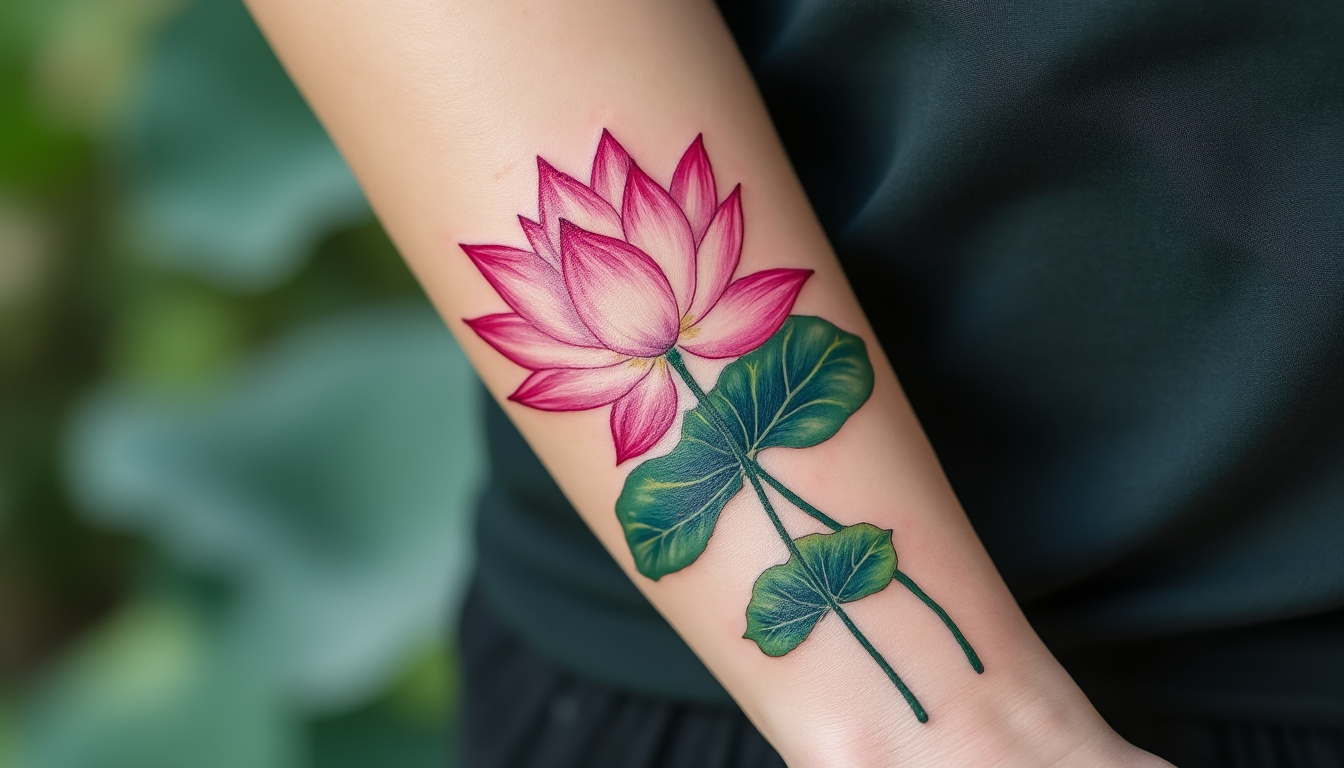 découvrez le tatouage fleur de lotus, symbole puissant de renouveau et de renaissance, choisi par ceux qui ont tout recommencé dans leur vie.