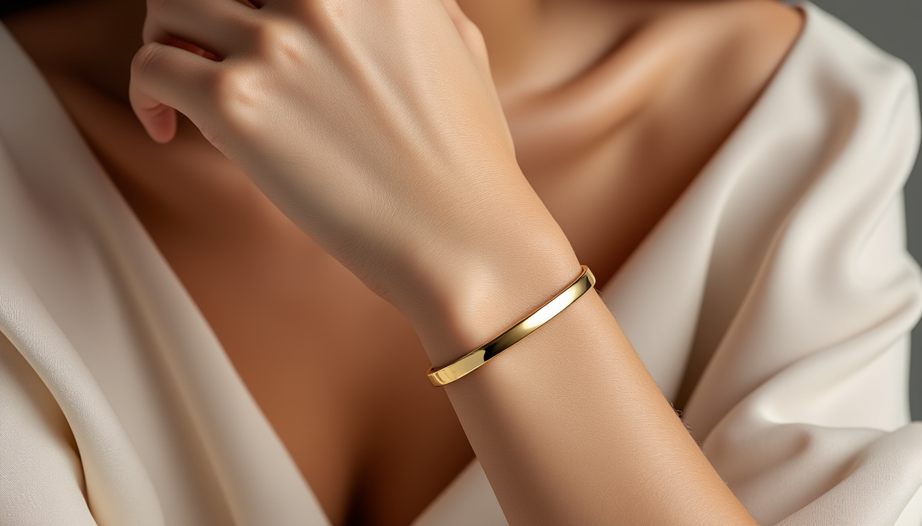 découvrez comment choisir la bonne taille et le caratage idéal pour un bracelet jonc en or femme, alliant élégance et confort au quotidien.