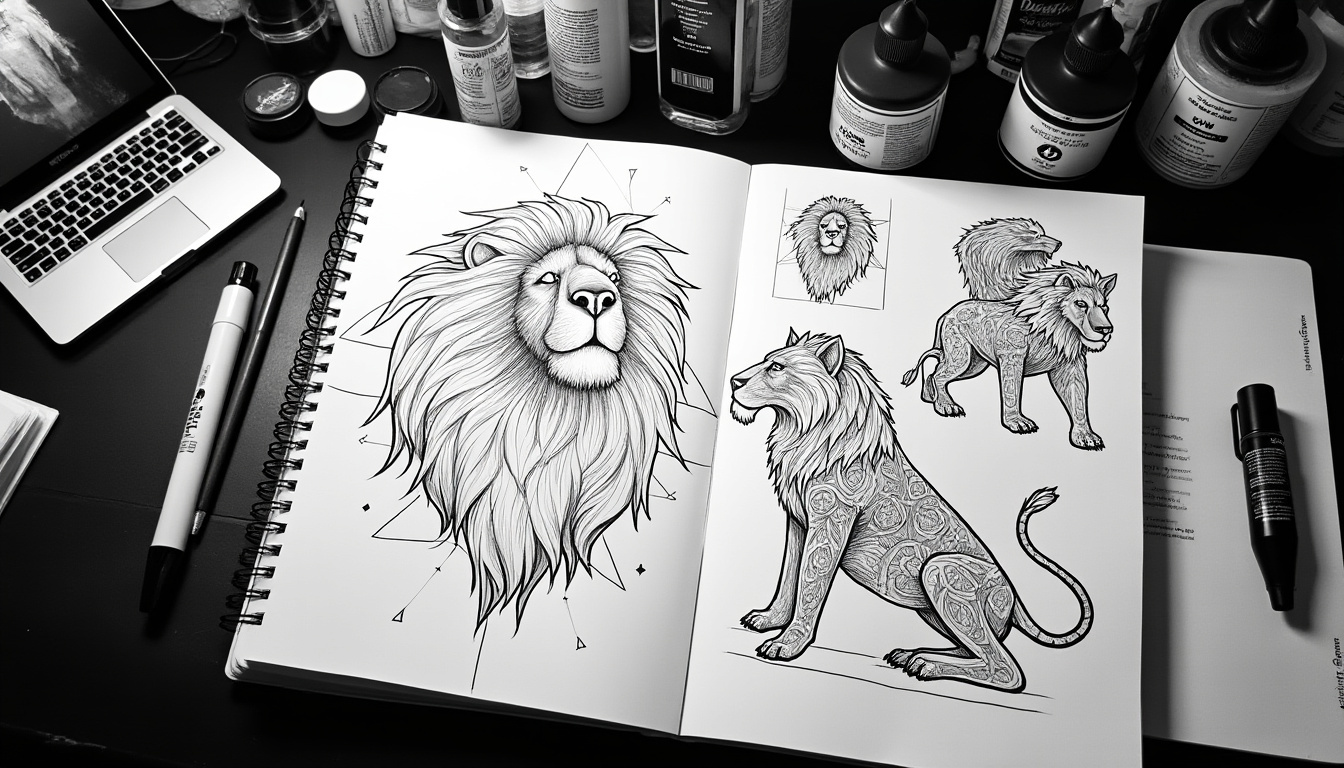 découvrez le tatouage lion géométrique, un trend populaire sur instagram. mais qu'en est-il vraiment en réalité ? analyse et avis sur ce style unique.