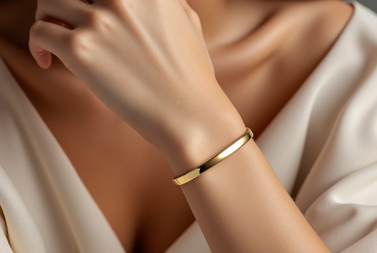 découvrez comment choisir la bonne taille et le caratage idéal pour un bracelet jonc en or femme, alliant élégance et confort au quotidien.