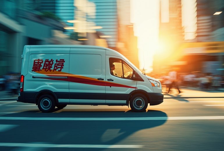 Comparaison transport rapide et coursier local