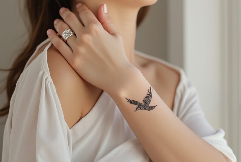 découvrez des tatouages femme oiseau alliant légèreté et une symbolique profonde, révélant des motifs pleins de sens et d'élégance.