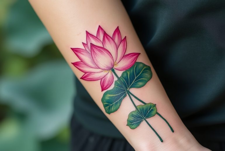 découvrez le tatouage fleur de lotus, symbole puissant de renouveau et de renaissance, choisi par ceux qui ont tout recommencé dans leur vie.
